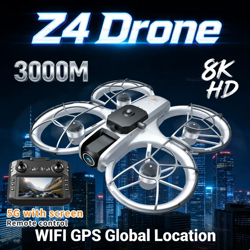 Kids Outdoor House Accessories - 新オリジナルZ4ドローン 8K WiFi GPS プロフェッショナルHD空撮クアッドコプター デュアルカメラ