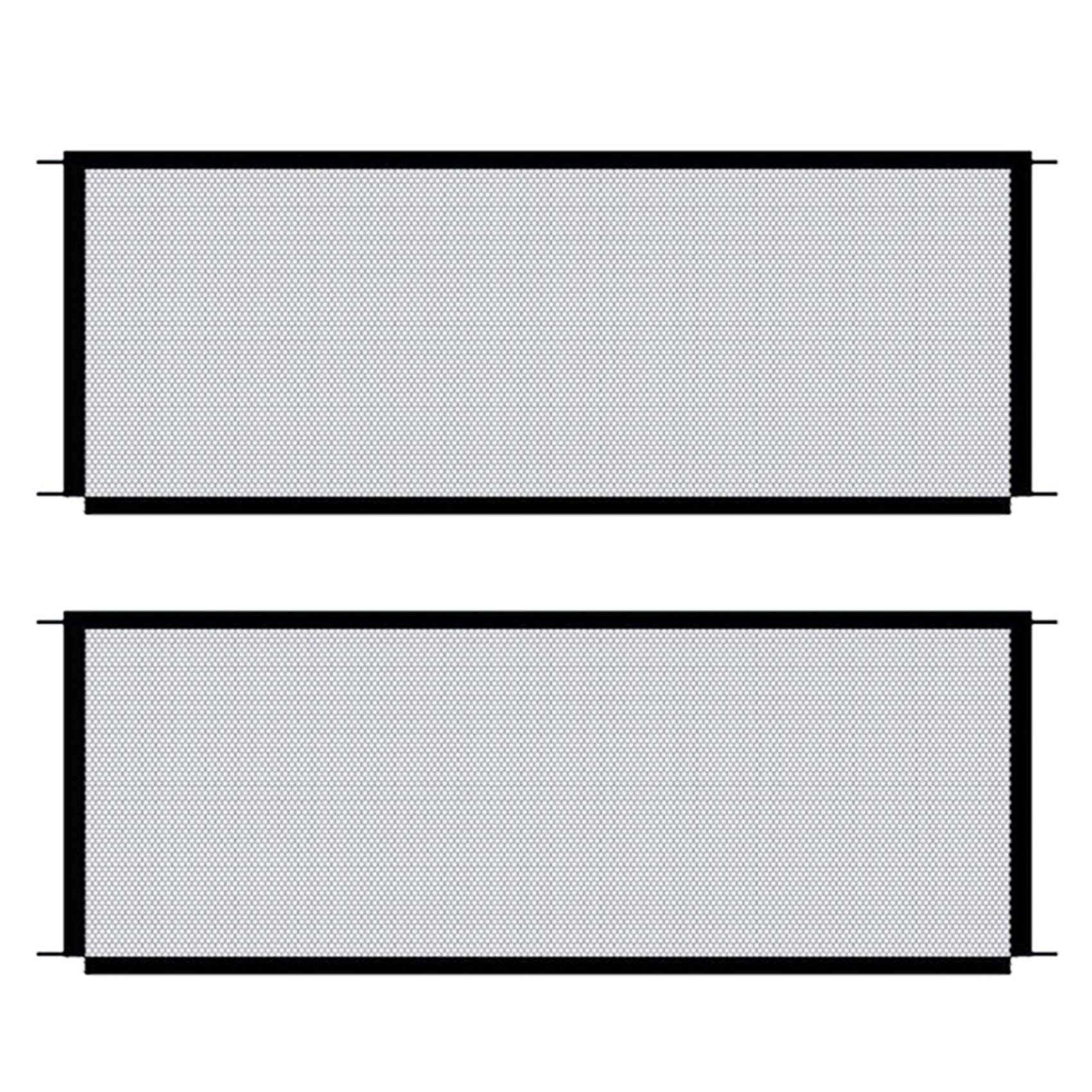 Kids Outdoor Fence - 【BABY】2X マジックゲート ポータブル折りたたみメッシュ ベビー安全フェンス ゲート保護 屋内および屋外の安全ガード