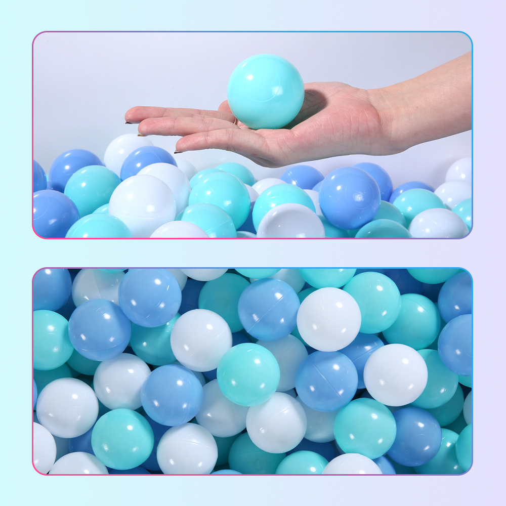 Kids Outdoor Fence - 100 個の色のプラスチックボール水プールオーシャンボールピットボール子供水泳ピットメッシュバッグままごと屋外テントおもちゃ