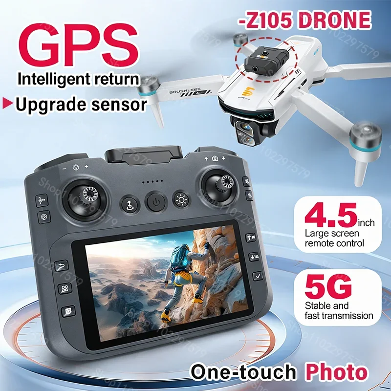 Kids Outdoor House Accessories - Z105 ドローン RC クアッドコプター（ブラシモーター搭載、高度な飛行機能、360度回転） ° 4.5インチのリモコン式おもちゃ。子供や初心者にも扱いやすく、友情の贈り物に最適。