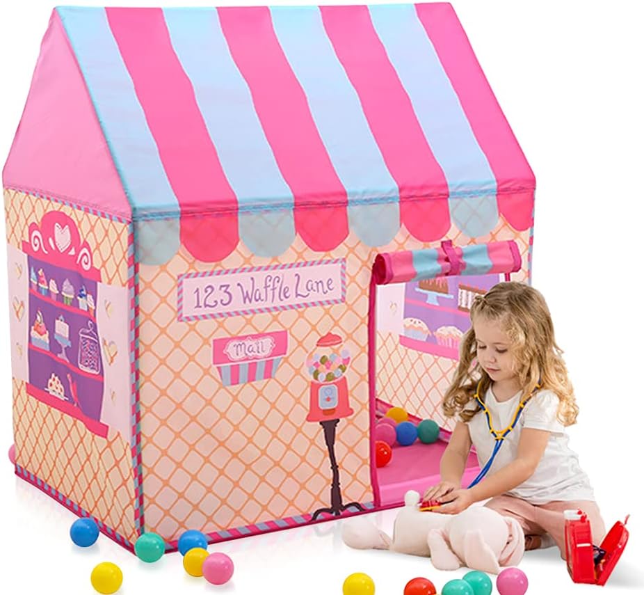 Kids Outdoor Fence - 子供のための屋内と屋外のテント,男の子と女の子のためのプレイハウスのおもちゃ,屋内と屋外のテント,クリスマスと誕生日