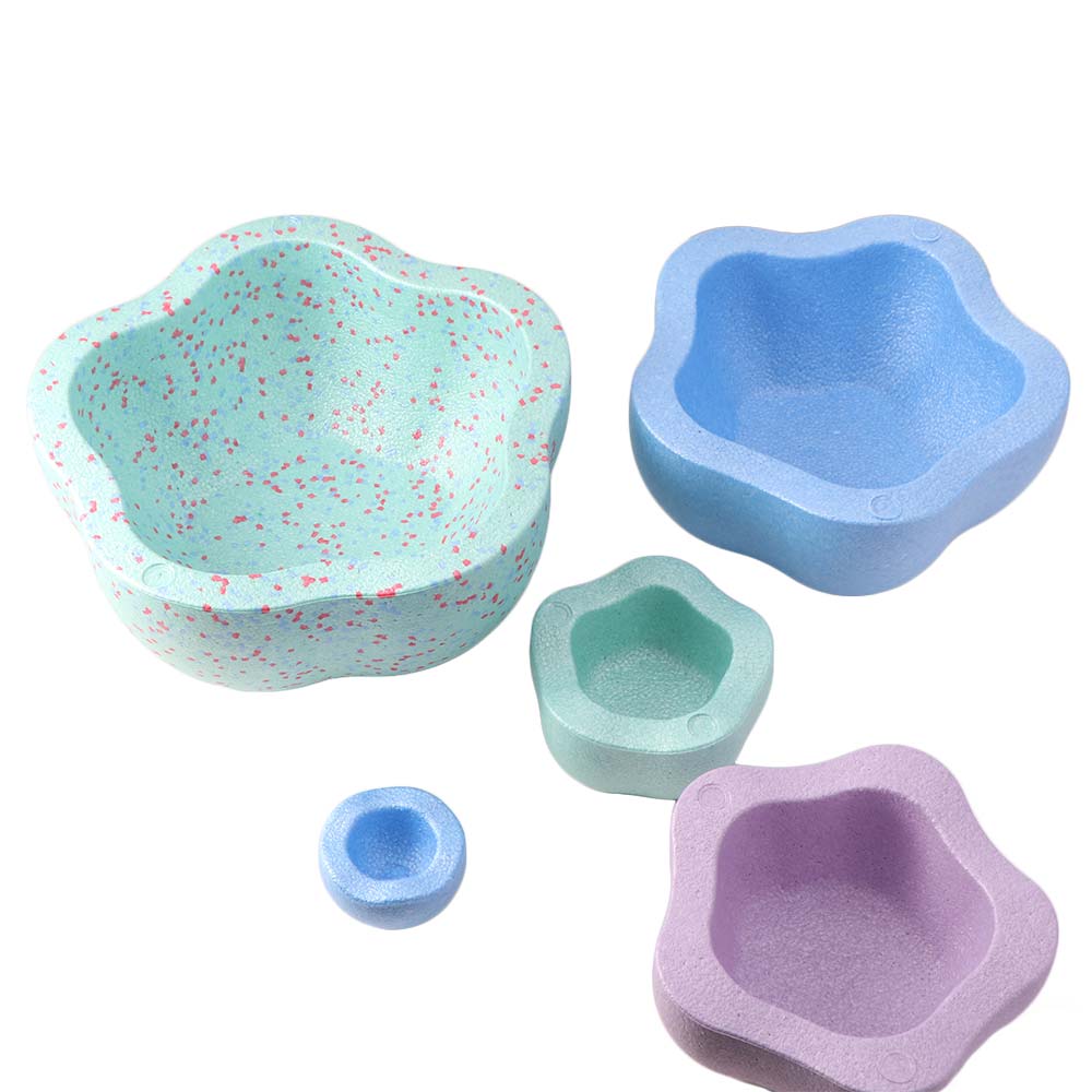 Stepping Stone Foam - リバーストーン ステッピングストーン バランスゲーム 五芒星バランスフォーム バランスステッピングストーン クリエイティブスタックストーン