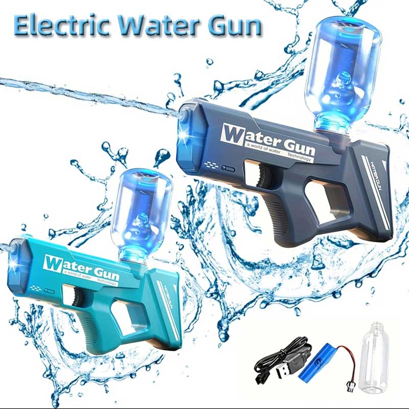 Kids Outdoor Water Play - 2025年新型水鉄砲全自動射撃おもちゃ高圧スプリンクラー夏の屋外ビーチプールパーティーおもちゃ子供大人ギフト