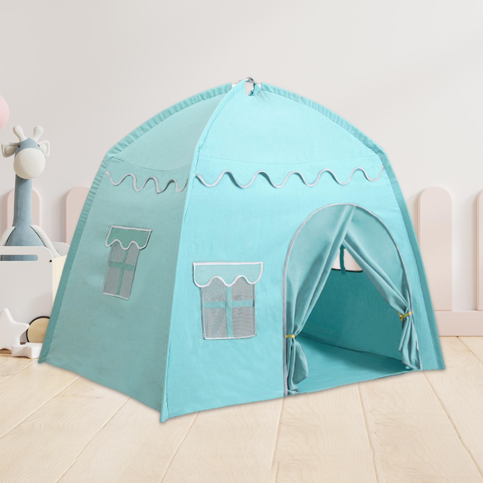 Kids Outdoor Fence - 子供用プレイテント 室内/屋外兼用 ポータブル フェアリープレイハウス キャッスルテント 子供用プレイハウス