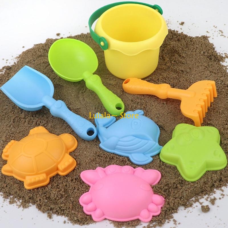 Y4QA 8 ピースビーチおもちゃセット子供用安全で明るい  - Kids Outdoor Nature Play のレビューと価格