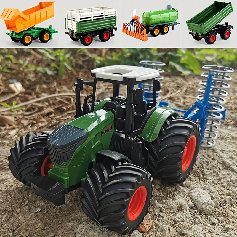 1:24慣性式ファームトラクター、取り外し可能なアクセサリー - Kids Outdoor Fun のレビューと価格