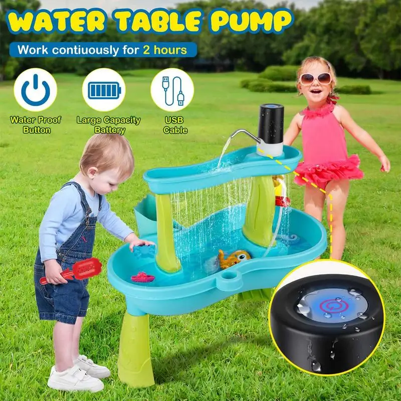 子供用ウォーターポンプ、楽しい屋外ウォーターテーブルポンプ、 - Kids Outdoor Water Table のレビューと価格