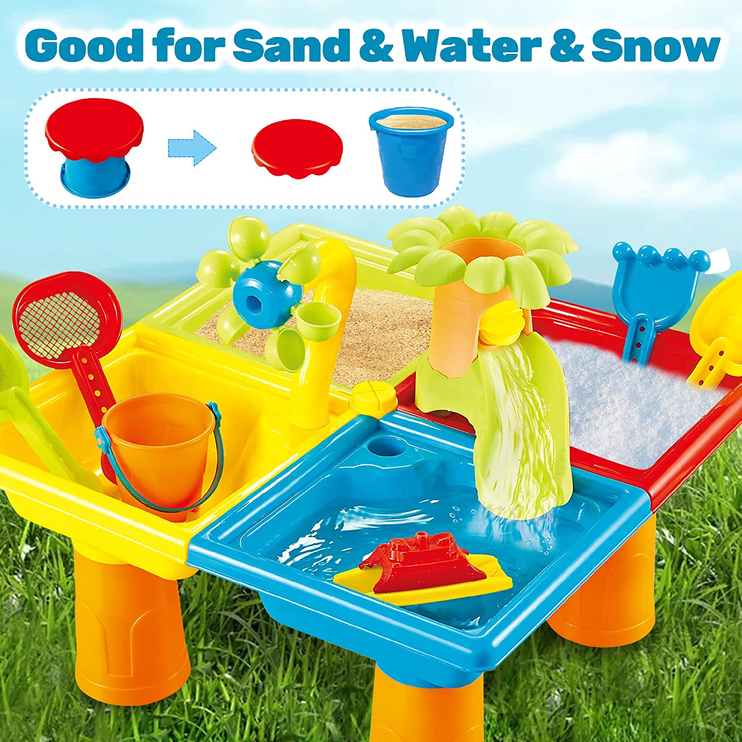子供のためのテーブルとビーチのおもちゃ,屋外ゲーム,ベビーウ - Kids Outdoor Nature Play のレビューと価格