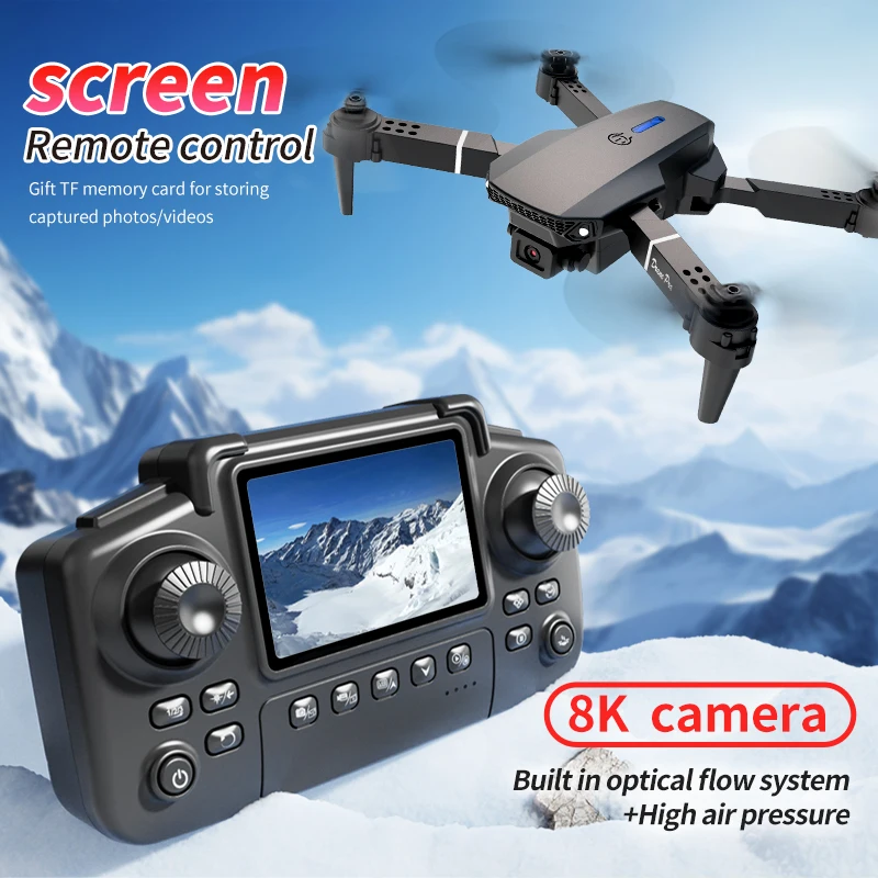 プロフェッショナルE88 PROドローン、スクリーン付き8K - Kids Outdoor Fun のレビューと価格