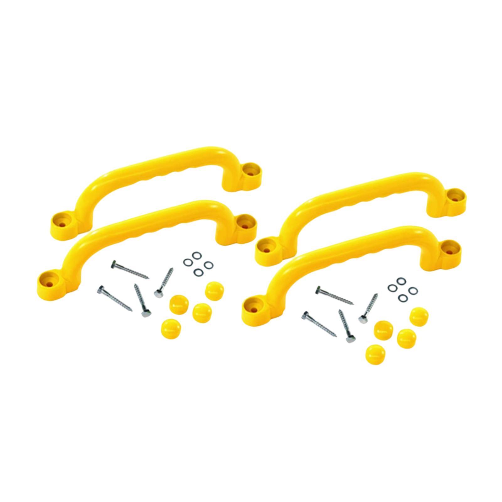 4ピースクライミングハンドル 簡単設置 子供用遊び場アクセサ - Kids Outdoor House Accessories のレビューと価格