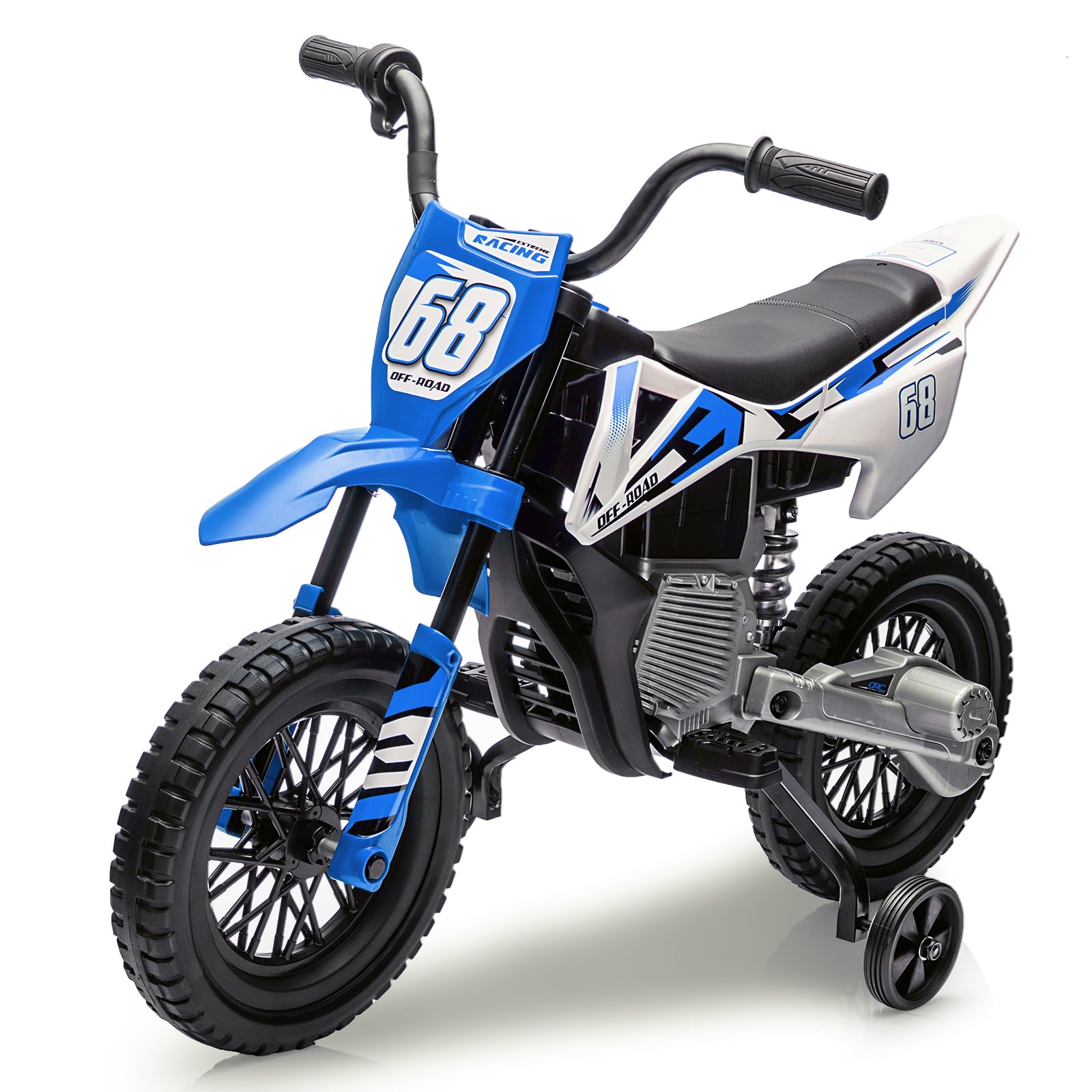 12Vキッズ電動ダートバイク - 補助輪付き乗用玩具、ツイス - Kids Outdoor Dirt Toys のレビューと価格