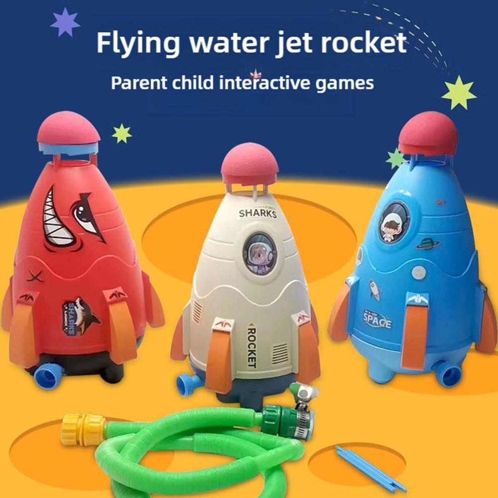 ロケットランチャーおもちゃロケット散水機水圧リフトスプリンク - Kids Outdoor Water Play のレビューと価格