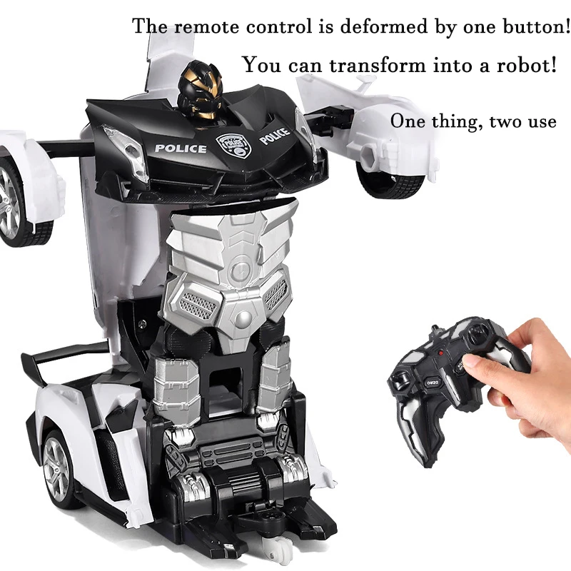 2in1 電動 RC カー変形ロボットワンキー変形車屋外リモ - Kids Outdoor Fun のレビューと価格