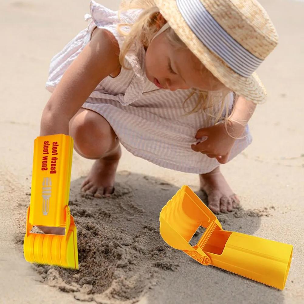 1/3個入り掘削機型砂浜雪遊び子供用ビーチトイシャベルツール - Kids Outdoor Park のレビューと価格