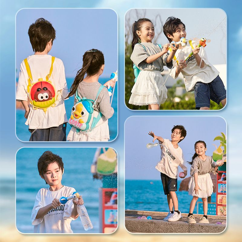 漫画のトンボと白鳥のバックパック型水鉄砲、子供用屋外夏水遊び - Kids Outdoor Water Play のレビューと価格