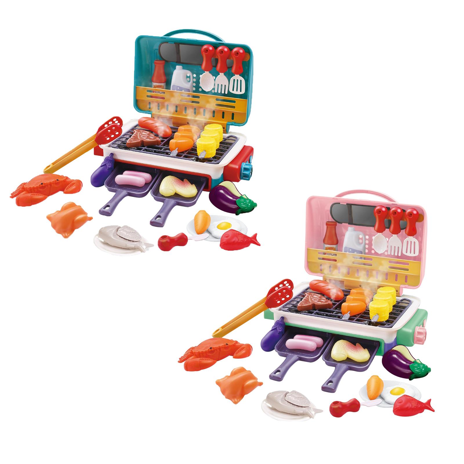子供向けのバーベキューグリルおもちゃ。ミストスプレー機能付き - Kids Outdoor Grill Set のレビューと価格