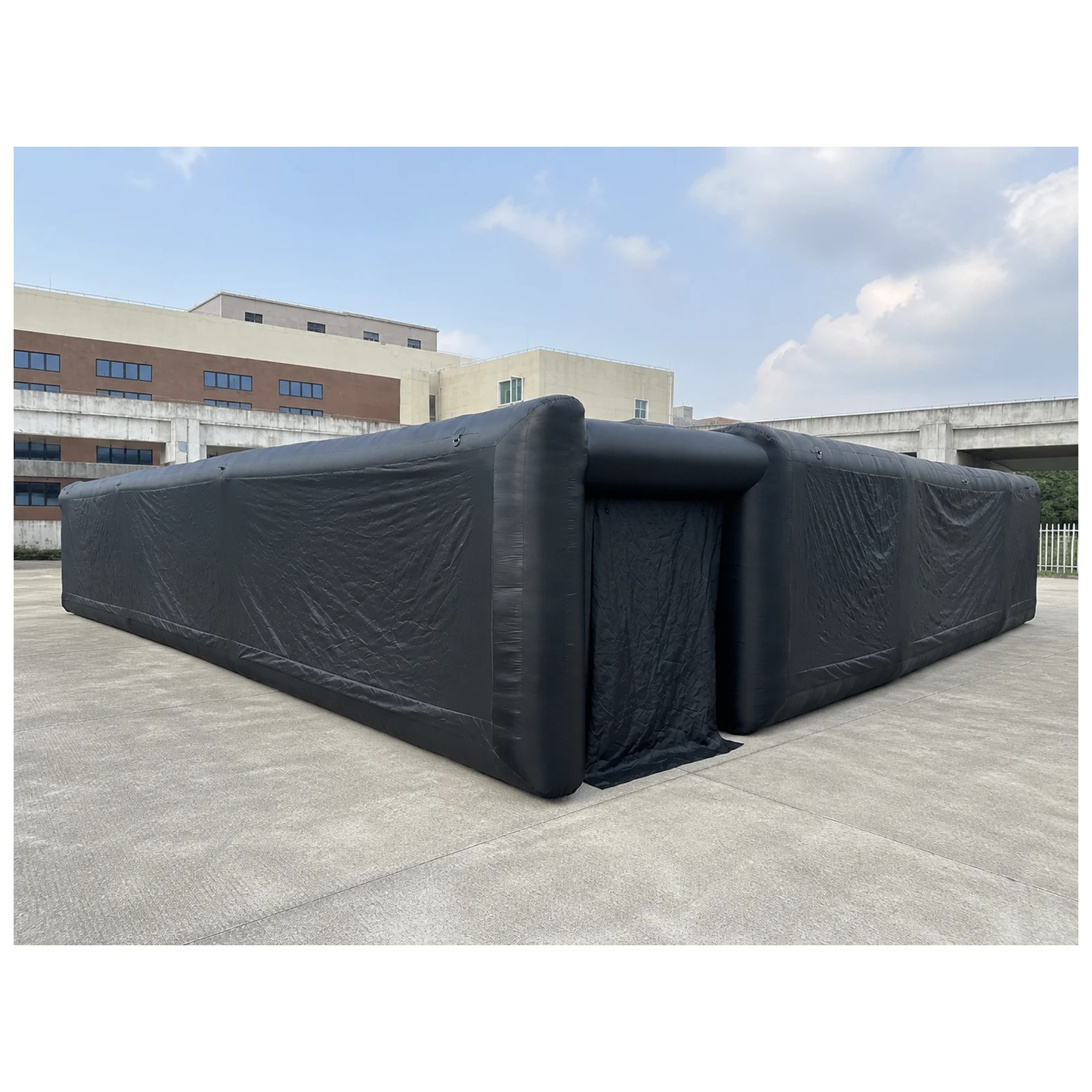 大型無地ブラックインフレータブル迷路 12×12m 39×3 - Kids Outdoor Fun のレビューと価格