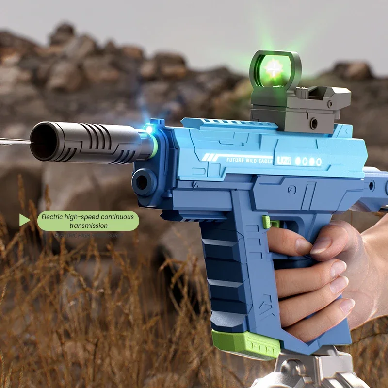 電動 UZI スペースウォーターガンハンド一体型 3 機能サ - Kids Outdoor Nature Play のレビューと価格